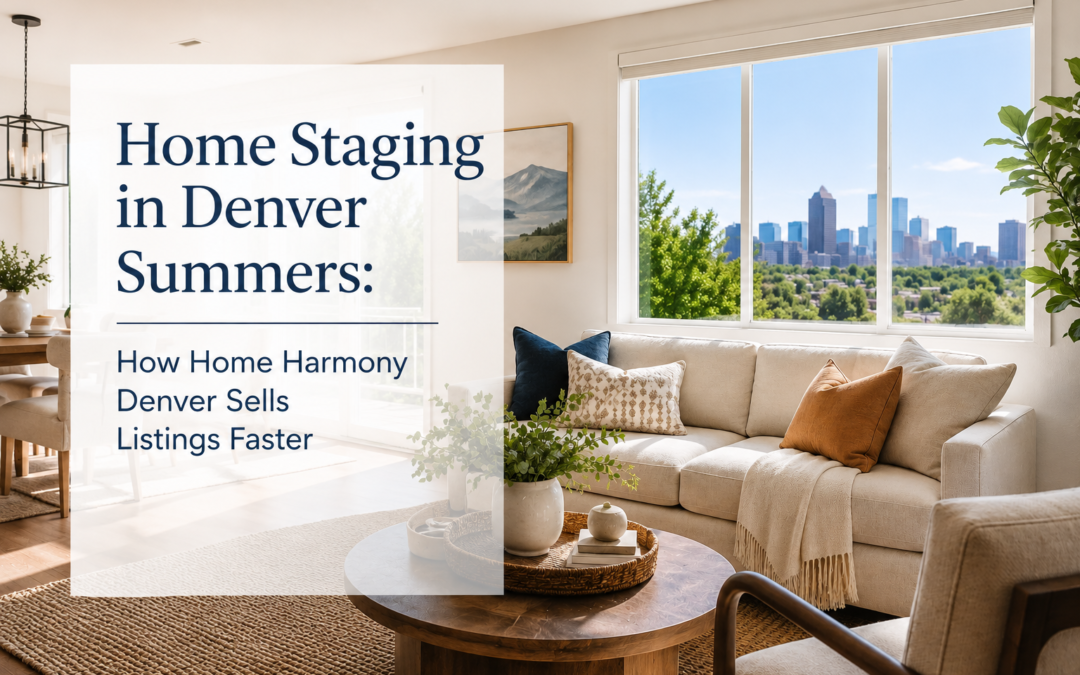Home Staging in Denver Summers: How Home Harmony Denver Sells Listings Faster